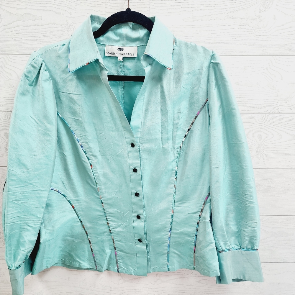 Marisa Baratelli Thai Silk‎ Blouse
